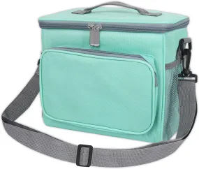 10L 10L 10L Lunch Bag - Insulated Lunch Bag for Men & Women, Adult Lunch Boxes for Men Heavy Duty with Adjustable Shoulder Strap, Reusable Fleakproof Lunch Box for Office School Picnic Beach (green)