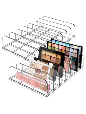 1pc Organizer Box For Palette, Transparent Box, 7 Compartments