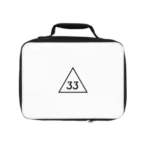 33rd Degree Scottish Rite Lunch Bag - Black & White