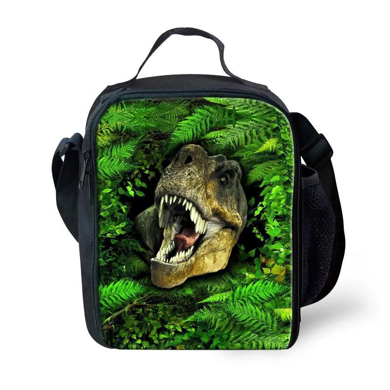 3D T-rex Thermal Insulated Lunch/Picnic Bag