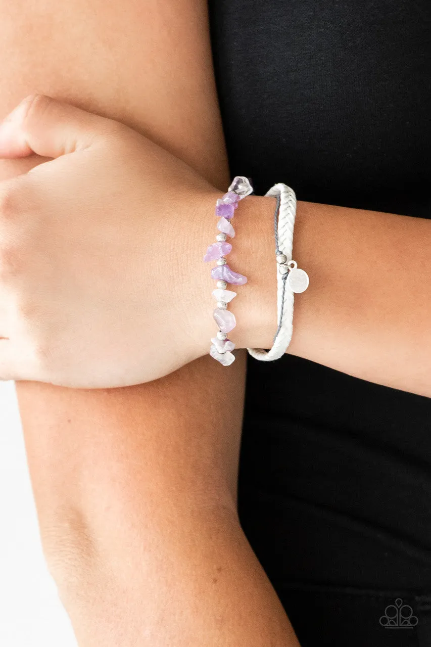 A PEACE of Work Purple Paparazzi Bracelet