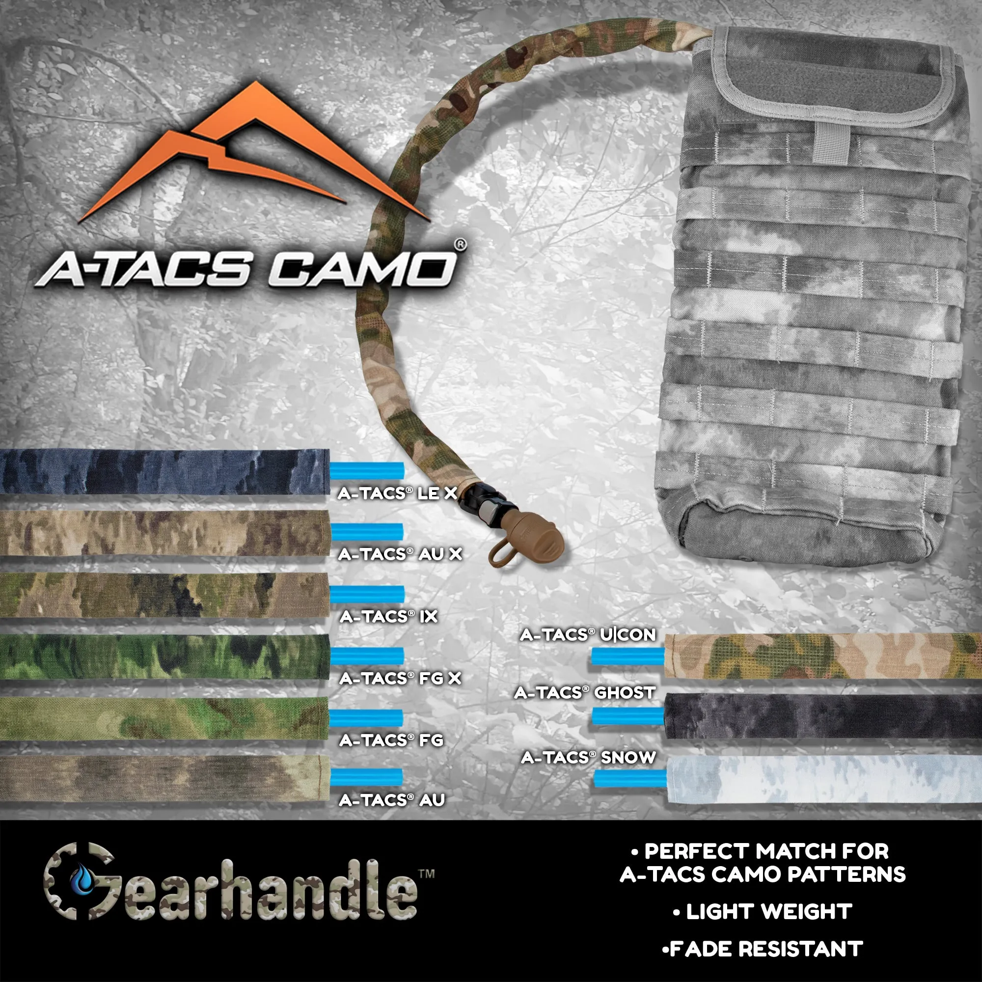 A-TACS FG-X Non Insulated Drink Tube Sleeve