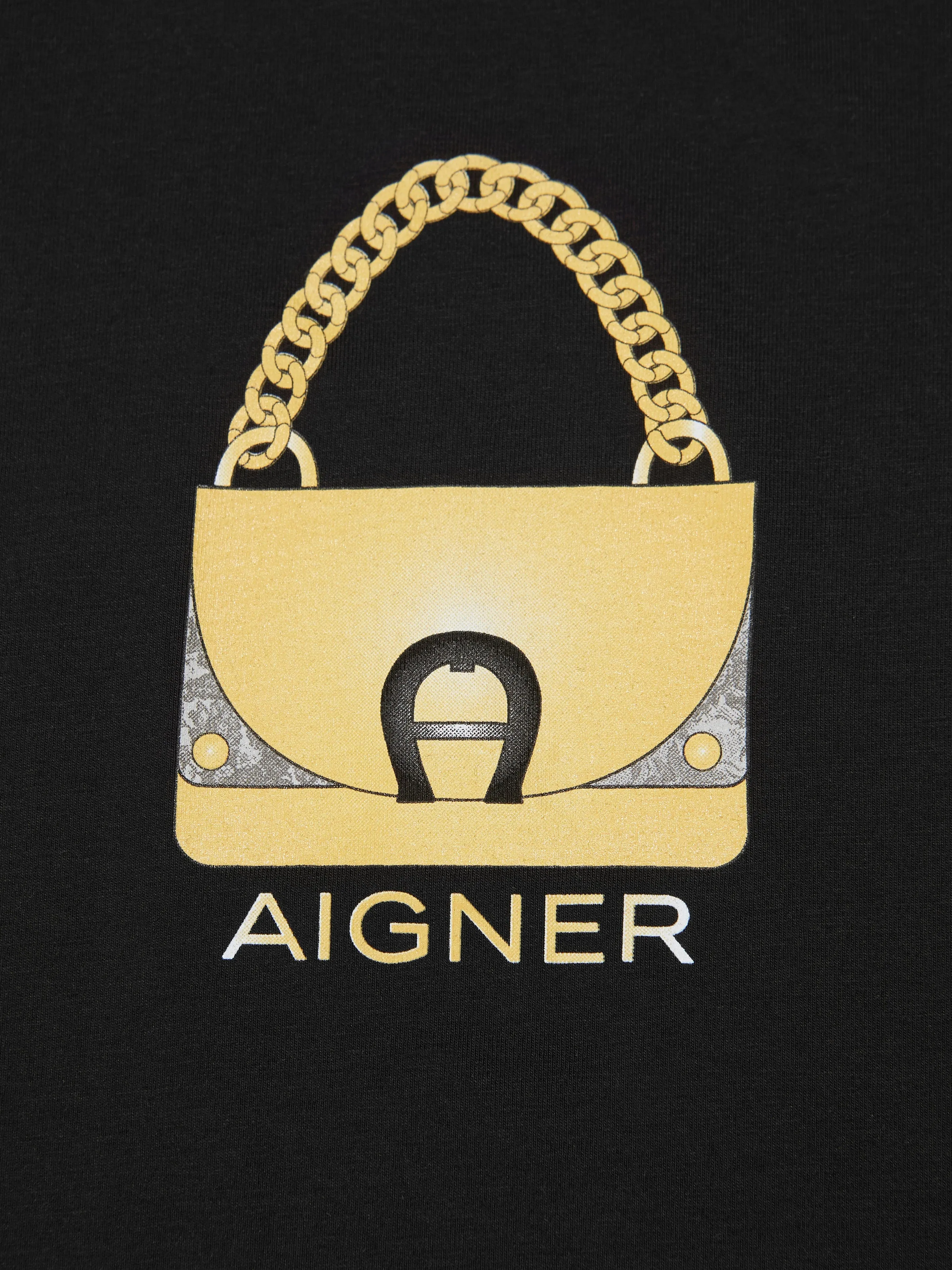 Aigner Girls Bag Print Dress in Black