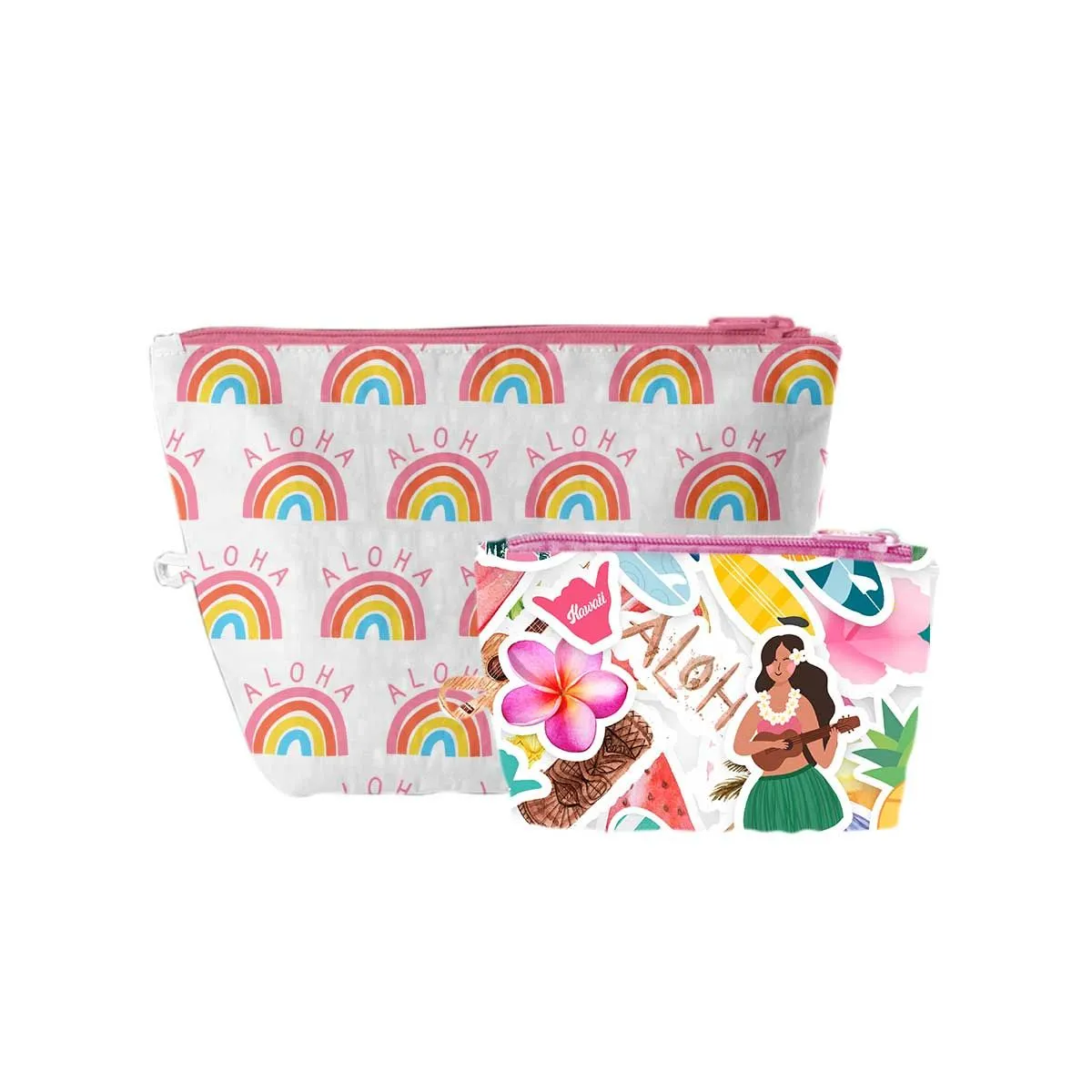 Aloha Vibes Stand-Up Pouch, Set of 2