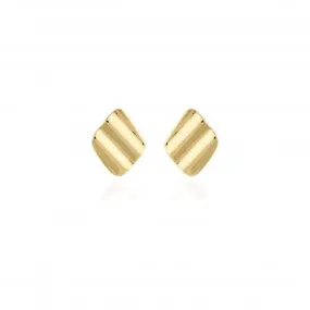 Amara Gold Ripple Earrings Gold Earrings 4468