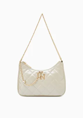 Antoinette M Shoulder Bag - Silver