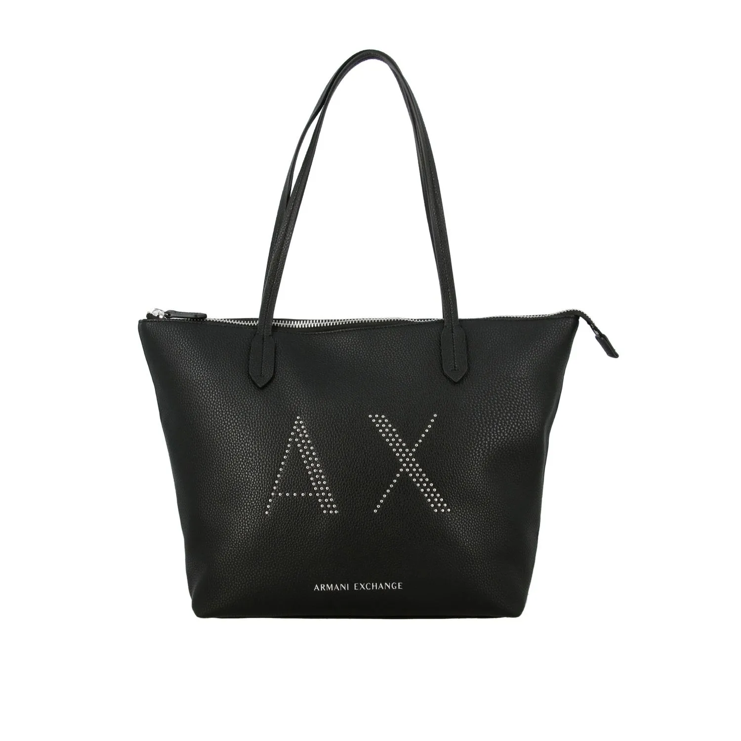 A.R.M.A.N.I  E.X.C.H.A.N.G.E Shopping/Tote Bag with Studded Logo