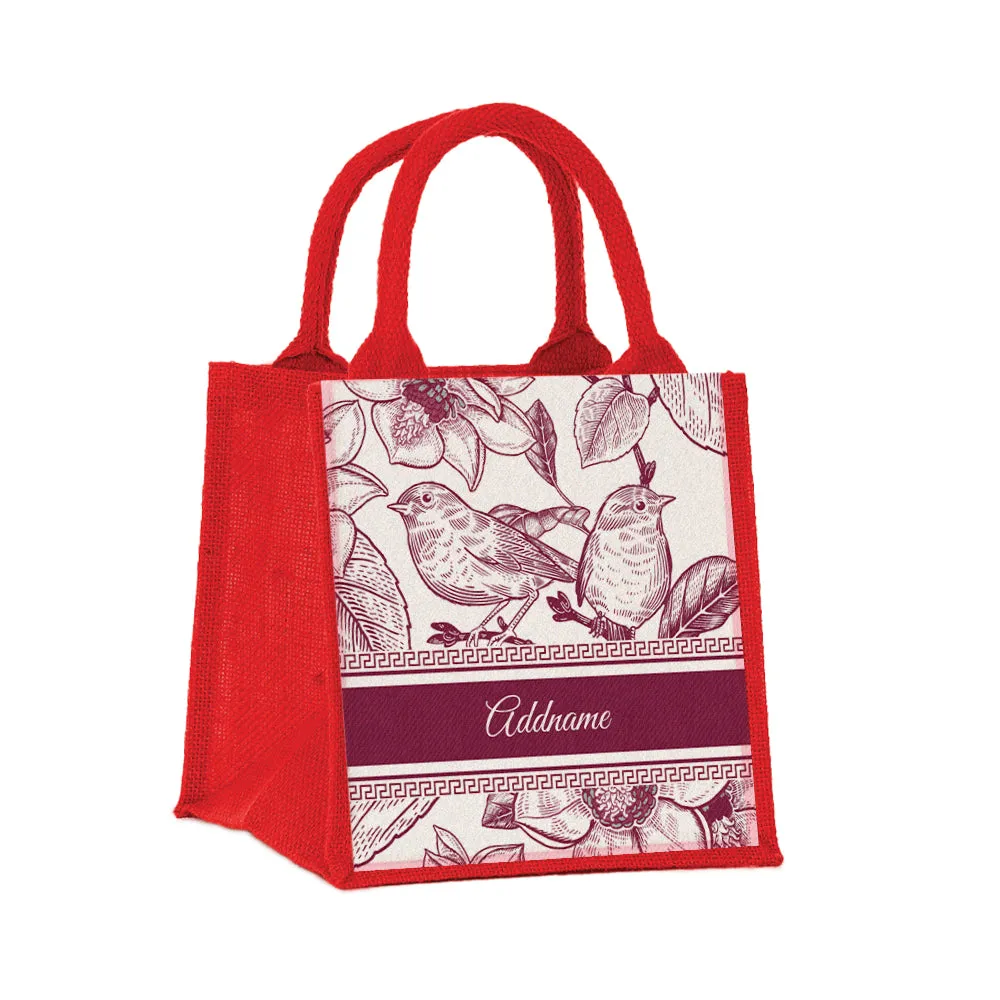 Artline Series Small Jute Tote Bag [FREE Custom Add Name]