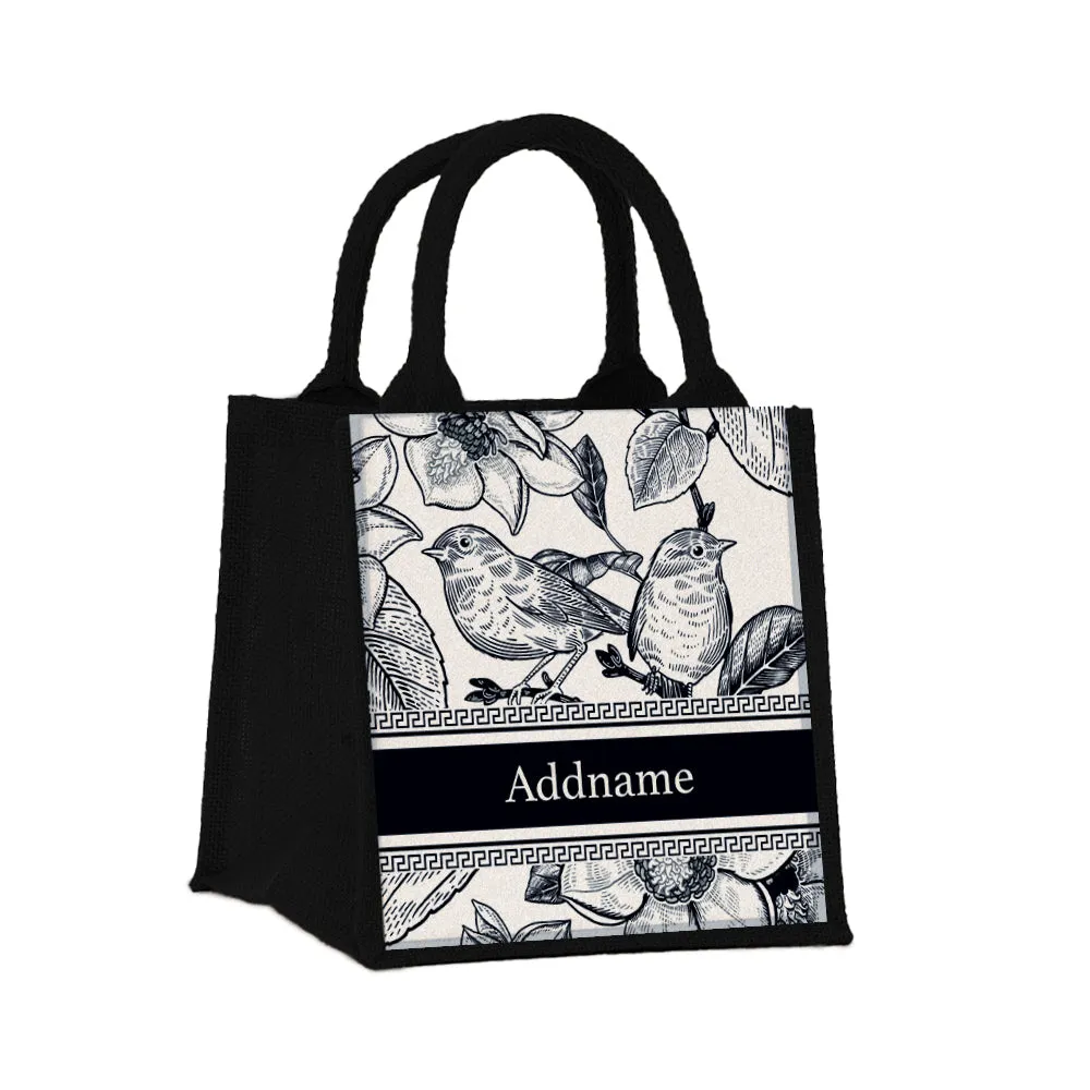 Artline Series Small Jute Tote Bag [FREE Custom Add Name]