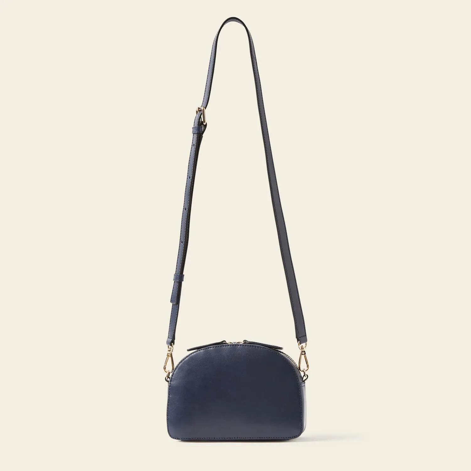 Babaluna Crossbody - Navy Punched Flower