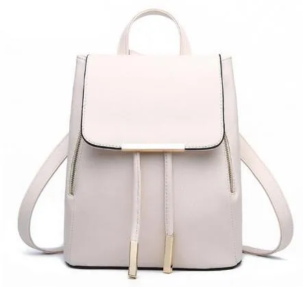 Backpack High Quality PU Leather Mochila Escolar School Bags For Teenagers Girls Top-handle Backpacks Herald Fashion