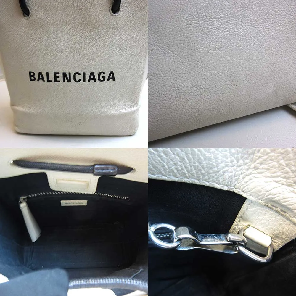 Balenciaga Leather Shopping Tote XXS