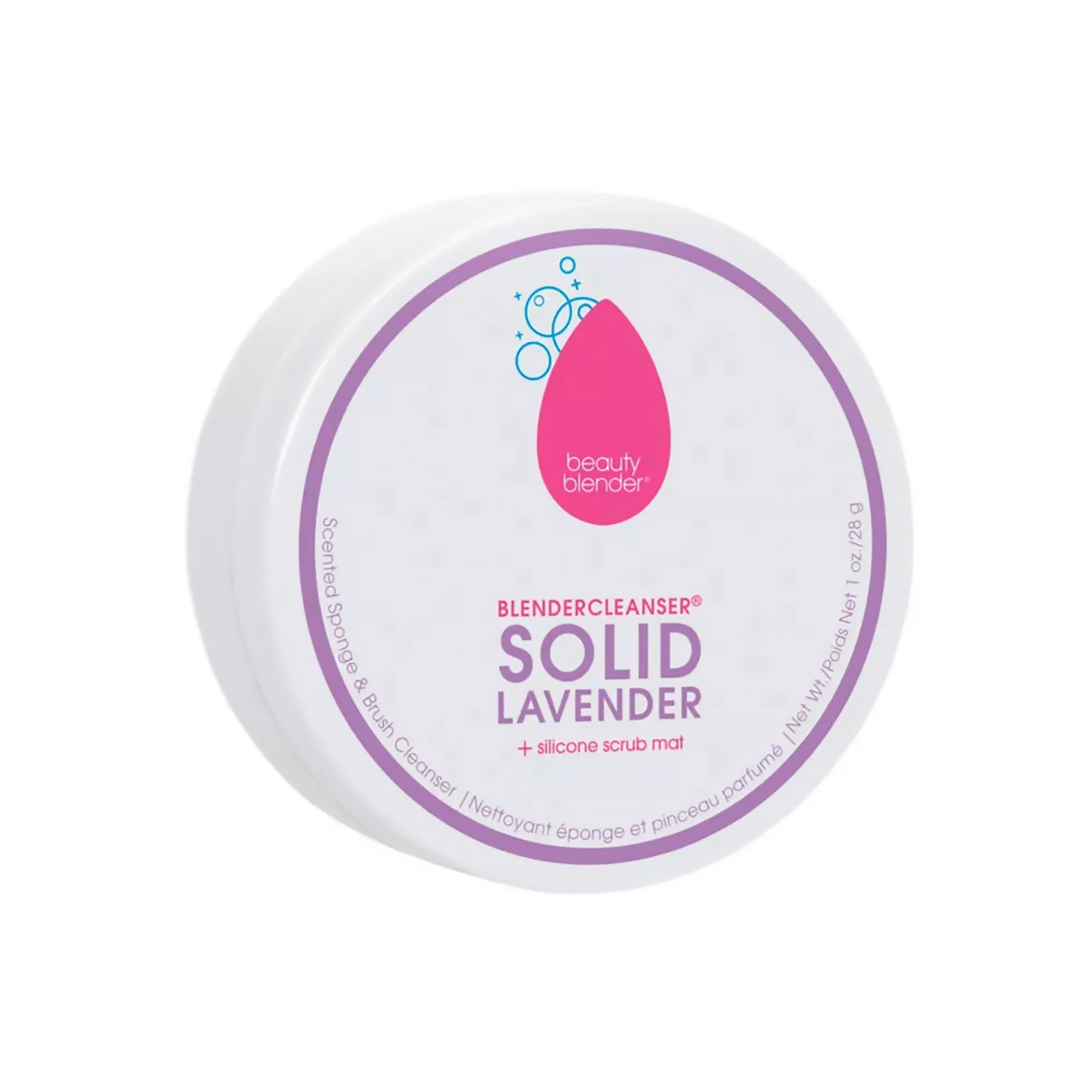 beautyBlender SOLID® Lavender Scented Sponge & Brush Cleanser 1oz