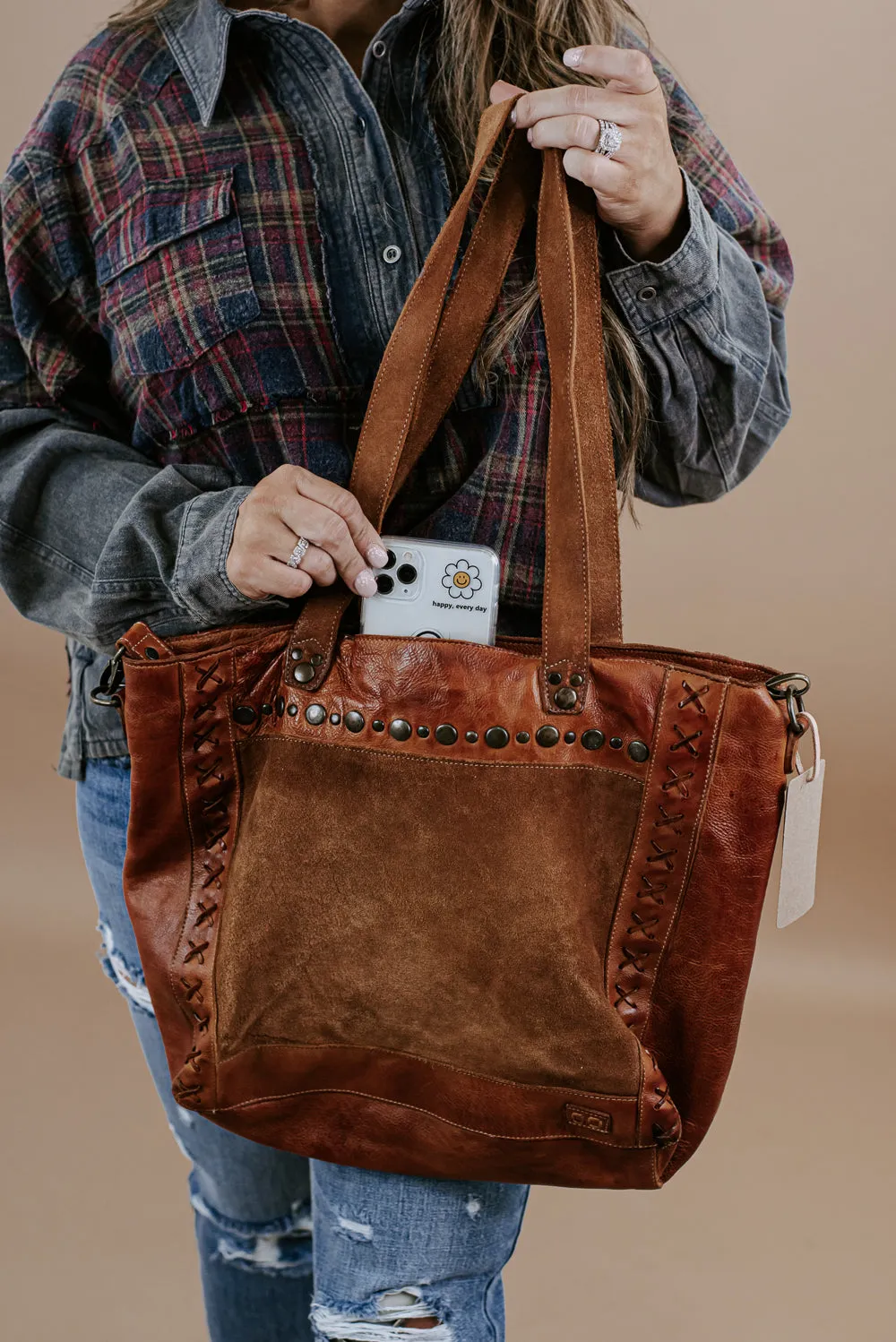 BedStu Renata Bag, Pecan