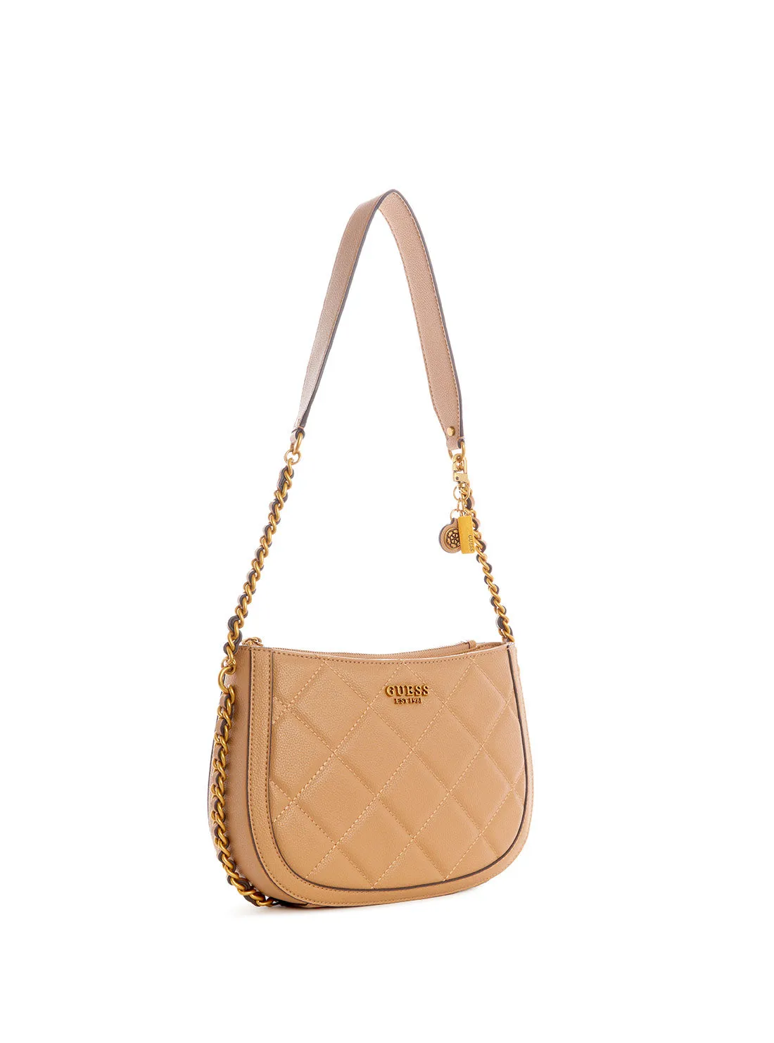 Beige Abey Hobo Shoulder Bag