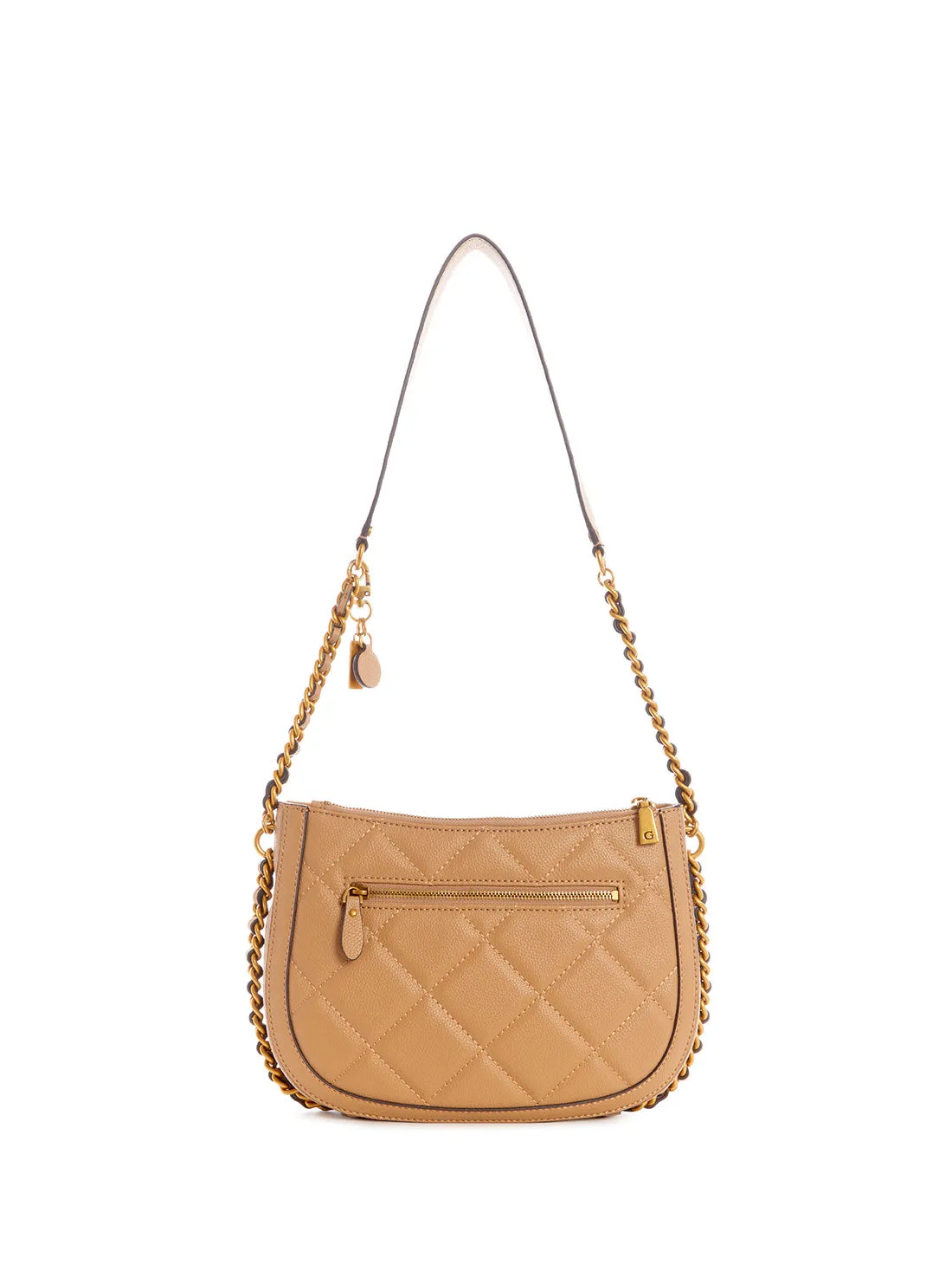 Beige Abey Hobo Shoulder Bag