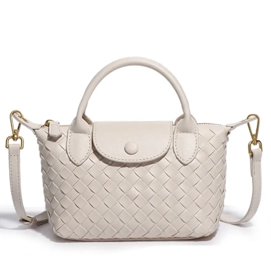 Beige Quilted Rowan Crossbody