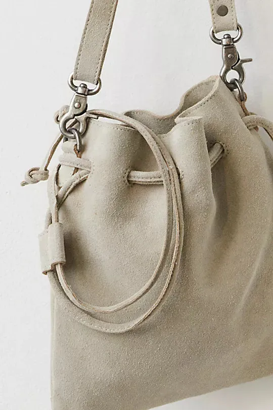 Billie suede cross body bag - Mineral