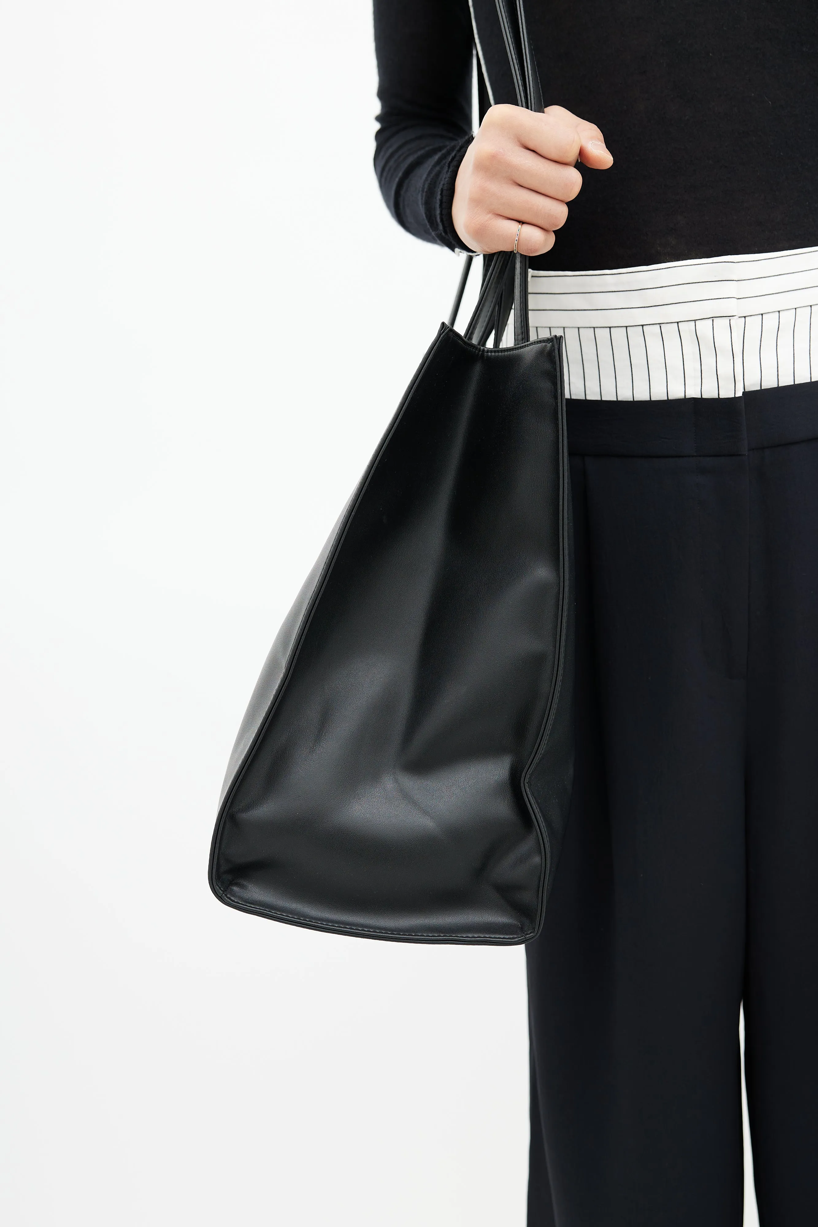 Black Large Shopping Bag