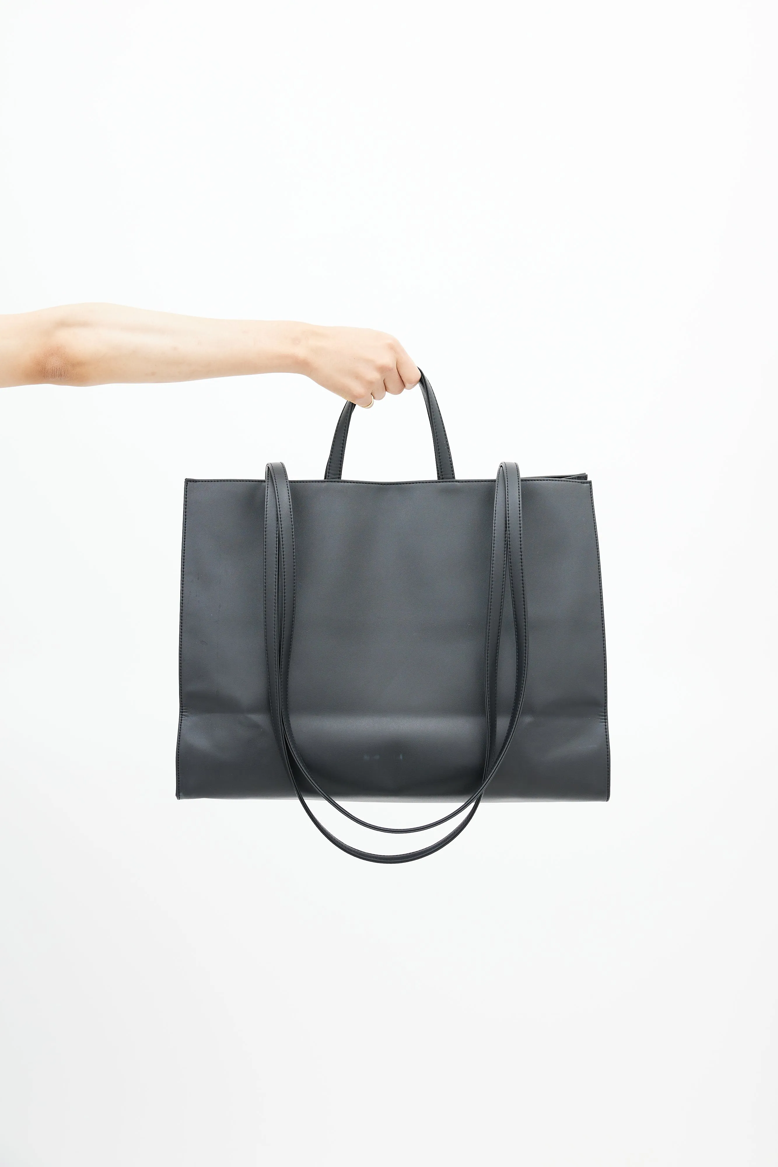 Black Large Shopping Bag