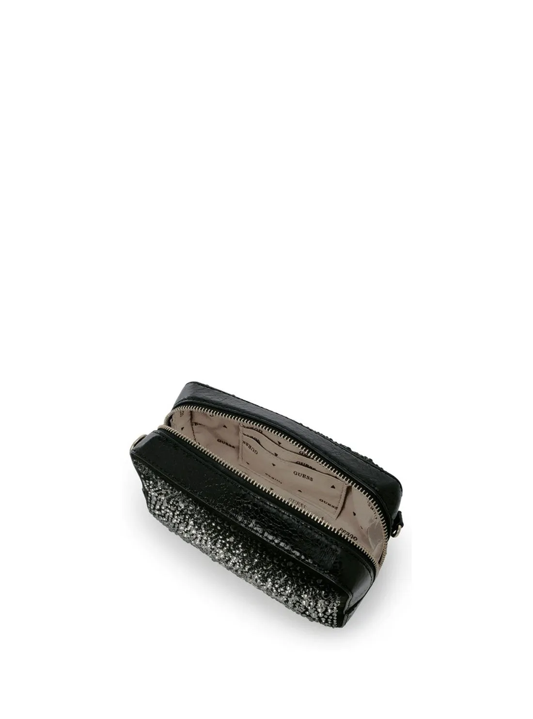 Black Lua Glitz Mini Crossbody Bag