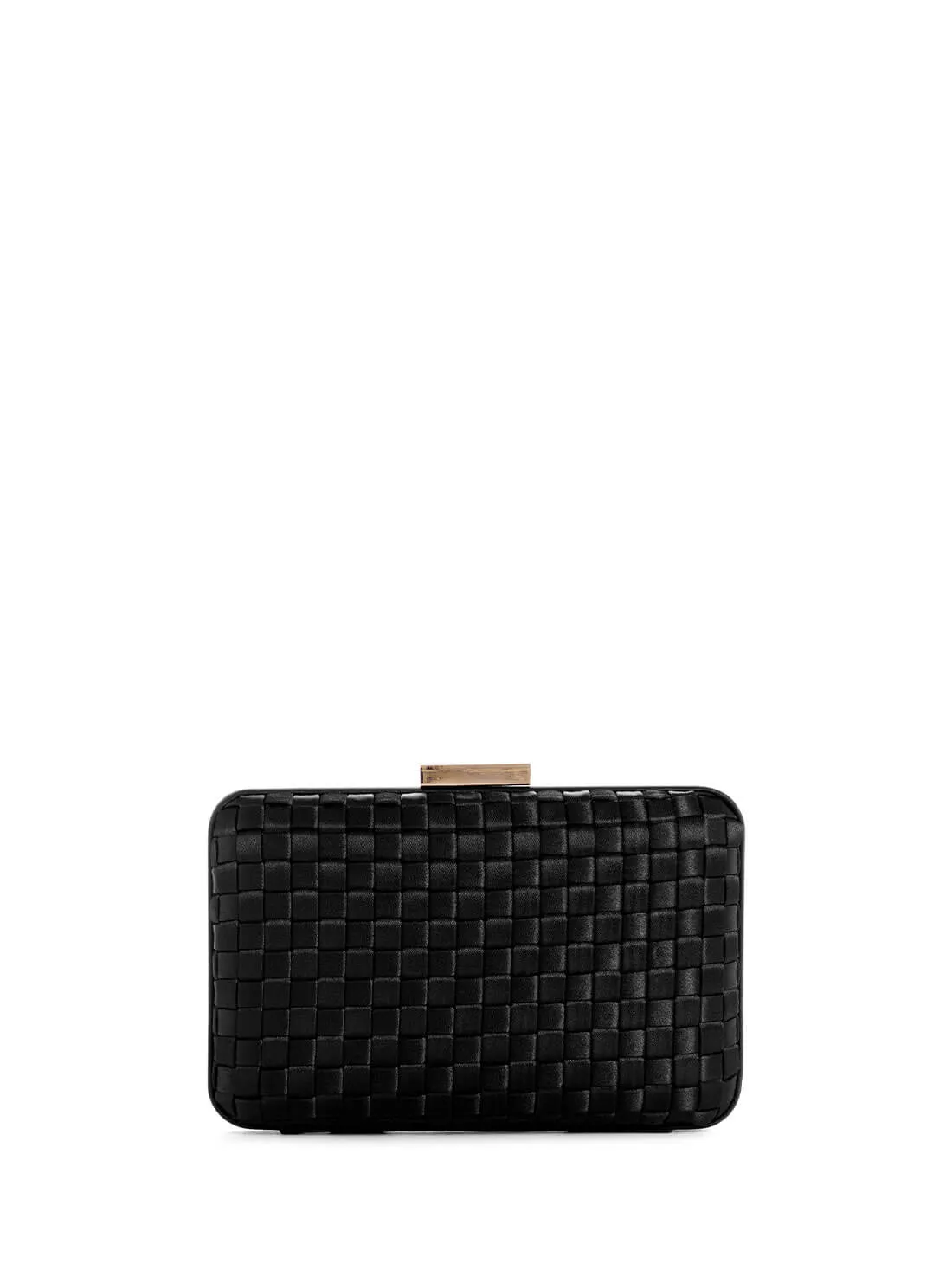 Black Twiller Minaudiere Clutch Bag