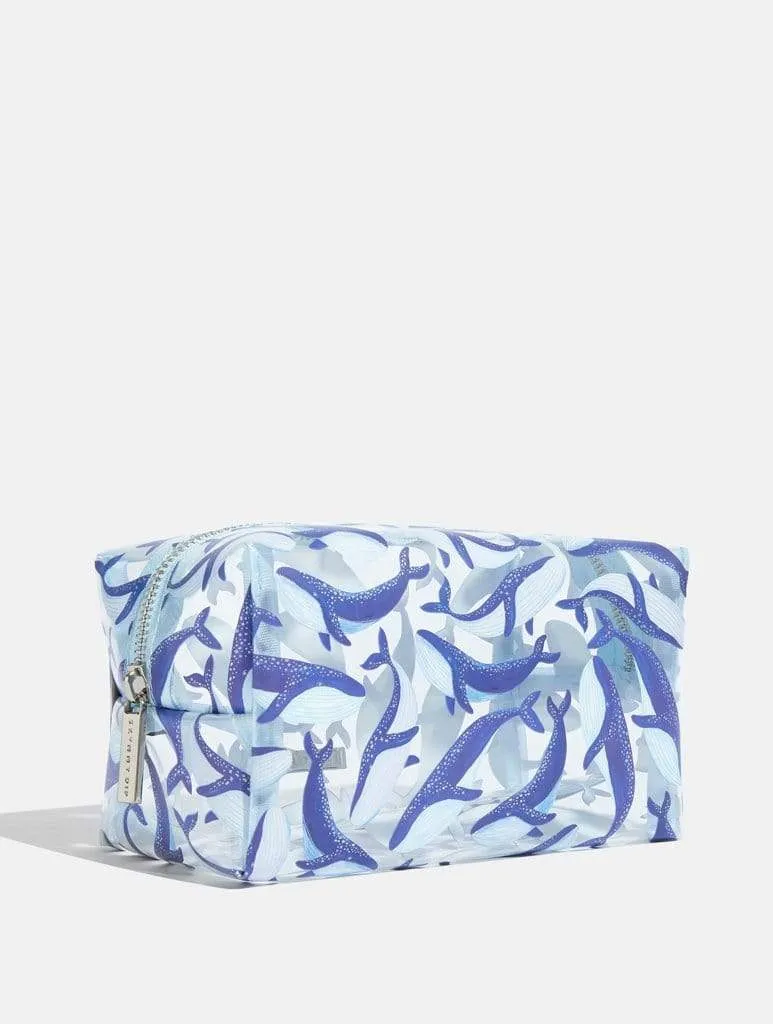 Blue Whale Makeup Bag