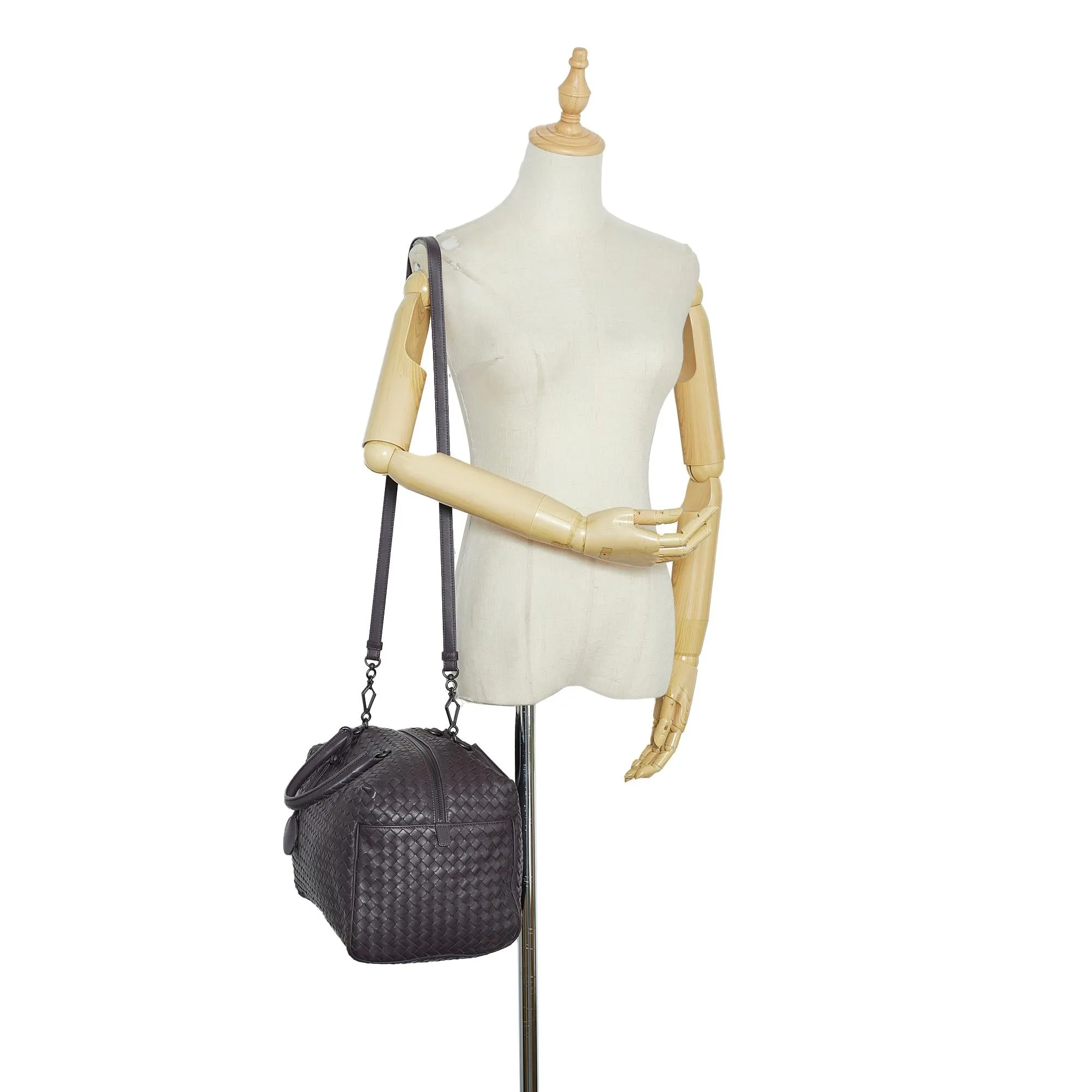 Bottega Veneta Intrecciato Satchel (SHG-UVxAk3)