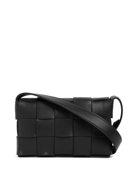 Bottega Veneta   Small Cassette leather crossbody bag 