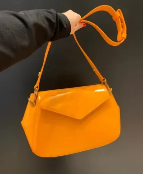 BV Toyin Axillary Bag Orange, For Women, Bags 11in/28cm