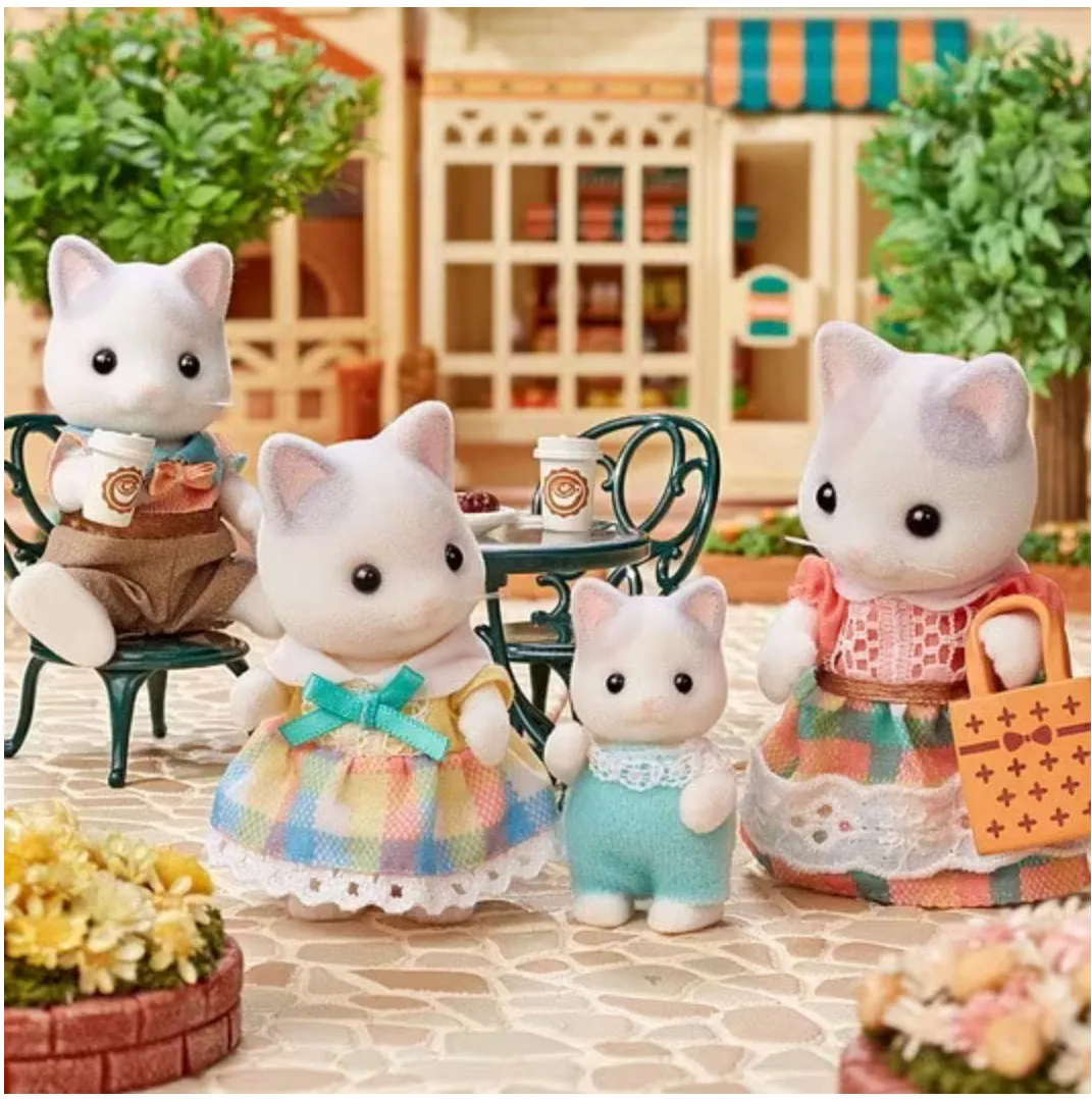 Calico Critters Latte Cat Family