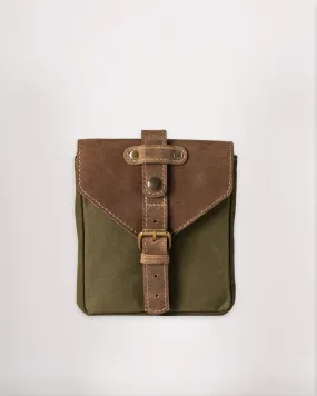 Canvas & Leather Tank Bag - Small