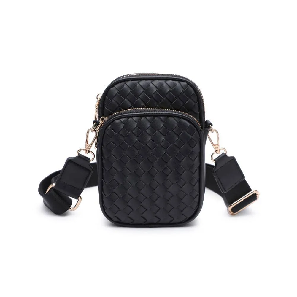 Celeste Woven Crossbody - Black