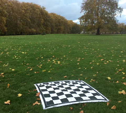 Chessboard Family PACMAT Picnic Blanket