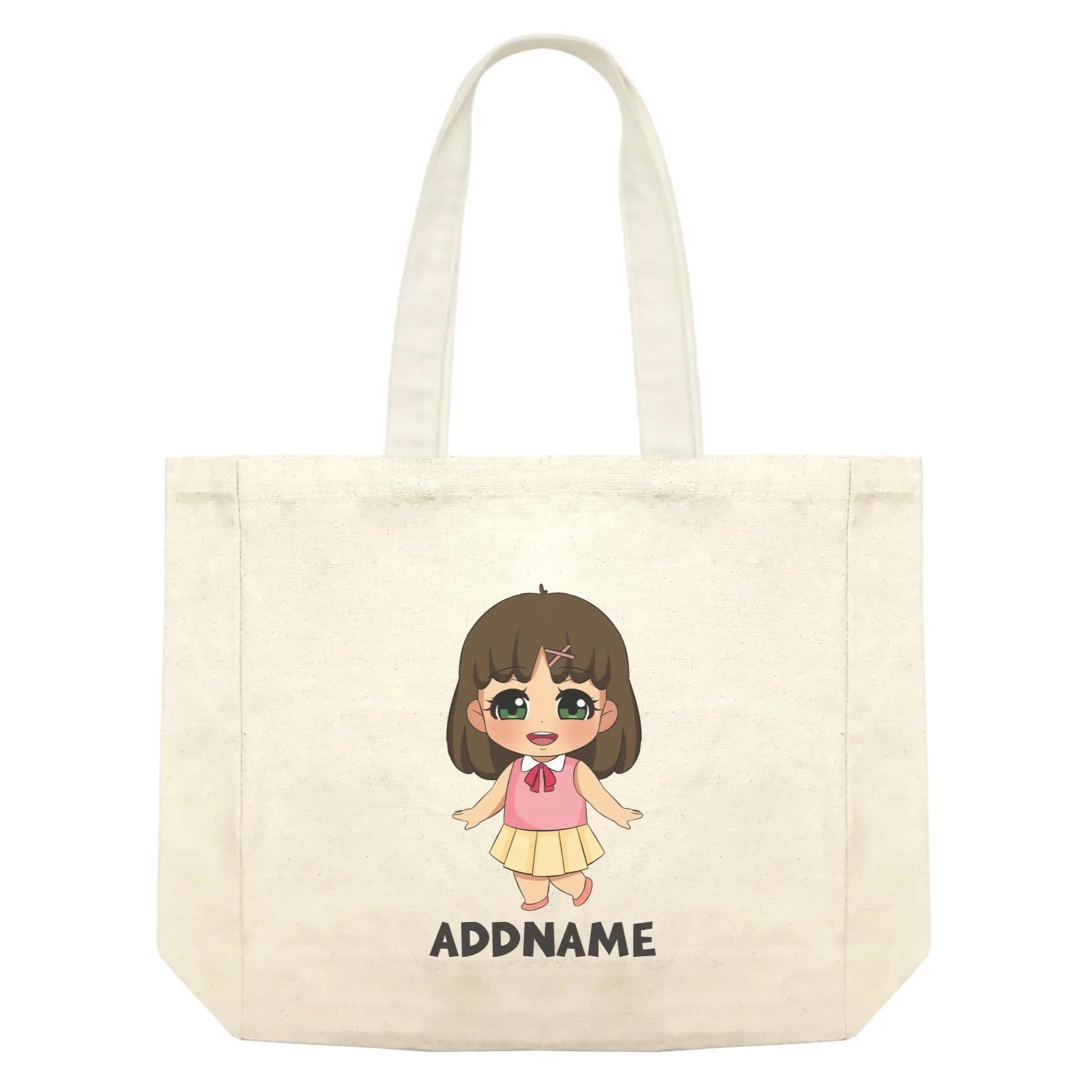 Children's Day Gift Series Little Chinese Girl Addname Shopping Bag