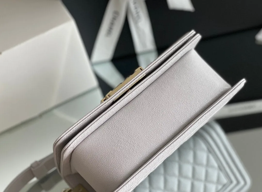 CHLMini Classic Flapbag White For Women 15cm/5.9 in