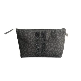 Clutch Bag: Black Leopard