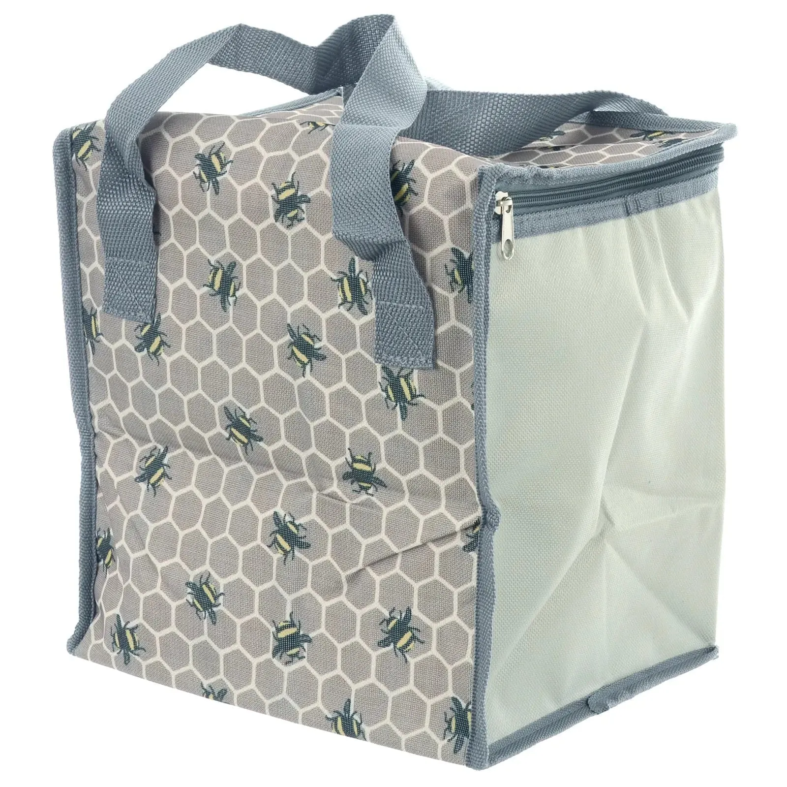 Cool Bag Foil Insulated Food Storage Picnic Bees Honeycomb Print