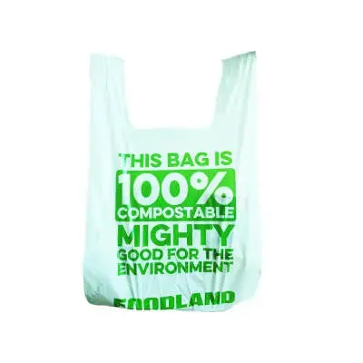 Custom 100% Sustainable, Compostable Biodegradable Shopping Bags, produce bags and packaging