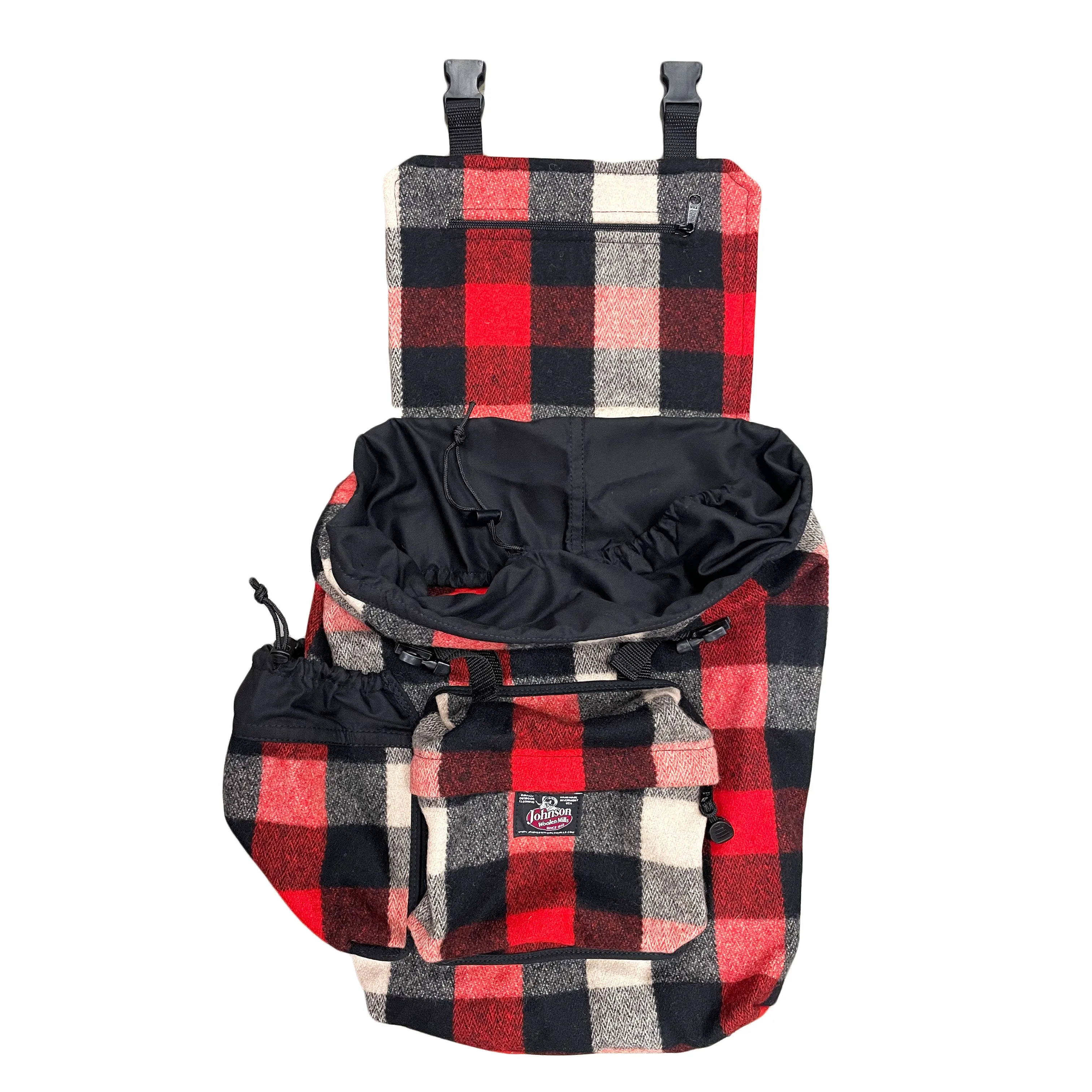 Day Pack - Red Ivory Black Buffalo