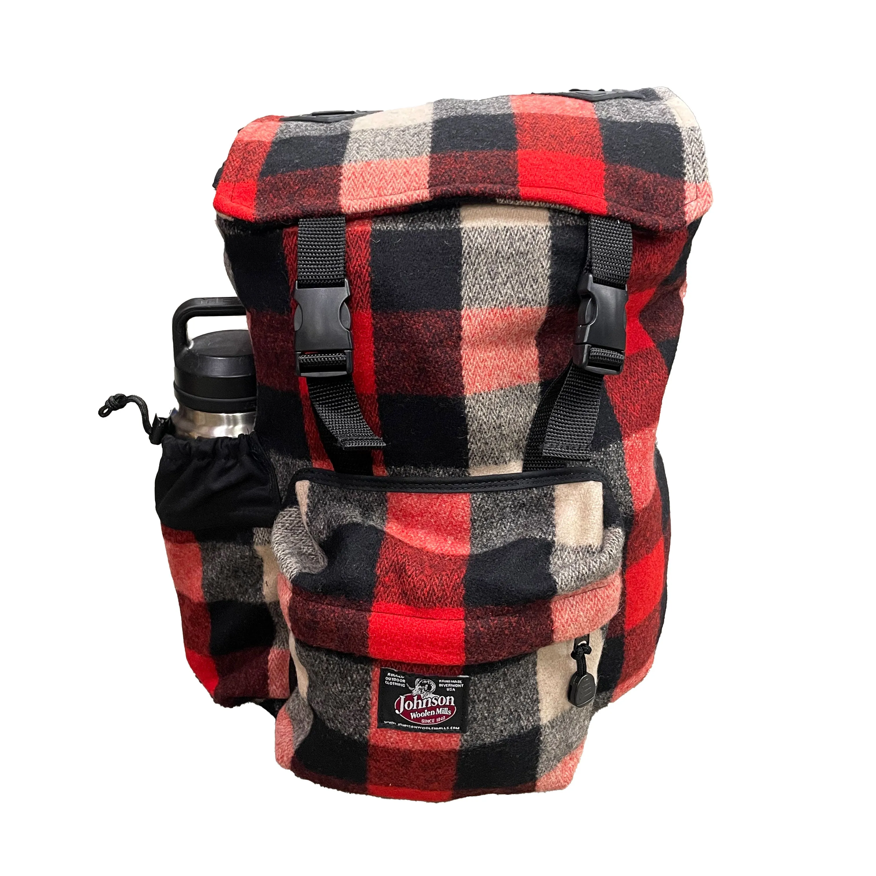 Day Pack - Red Ivory Black Buffalo