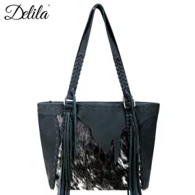 Delila Genuine Leather Fringed Leather Shoulder Bag