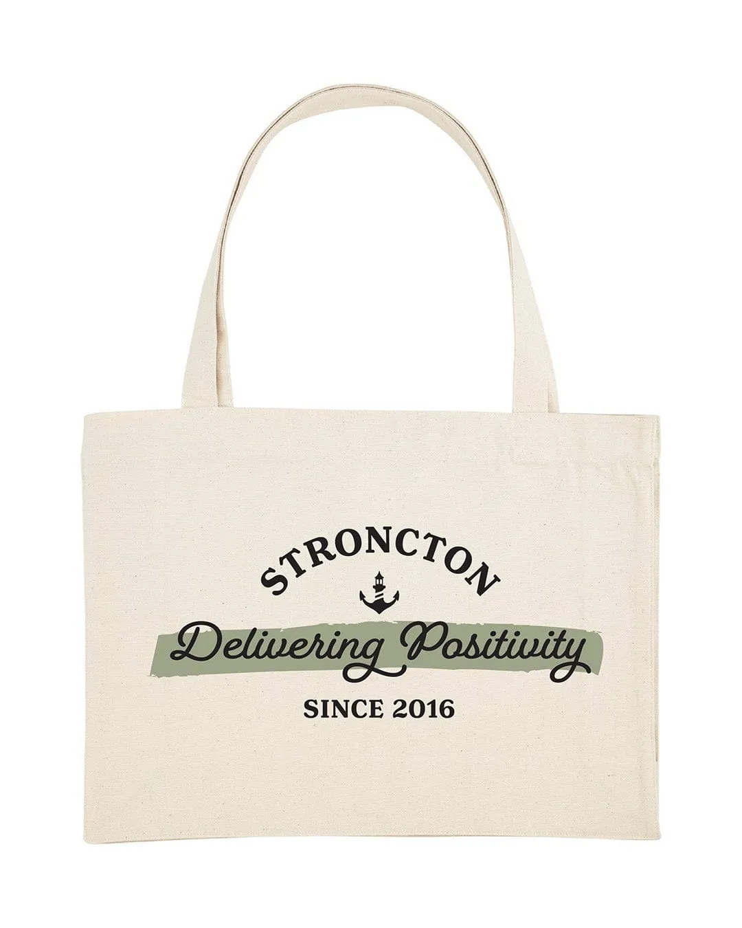 Delivering Positivity Shopping Bag - Natural