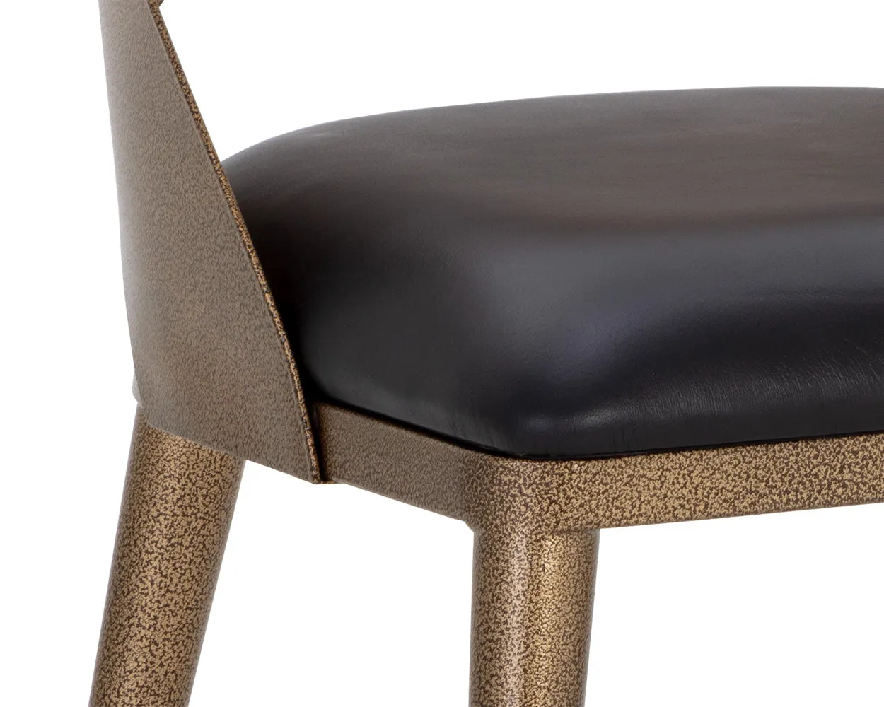 Dezirae Dining Chair - Antique Brass