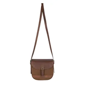 Dubarry Clara Leather Saddle Bag Walnut