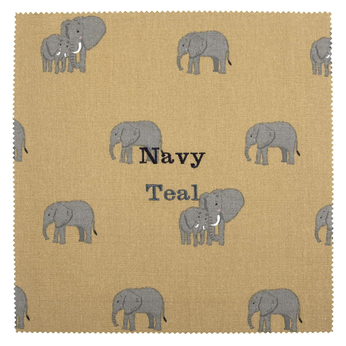 Elephant Canvas Makeup Bag