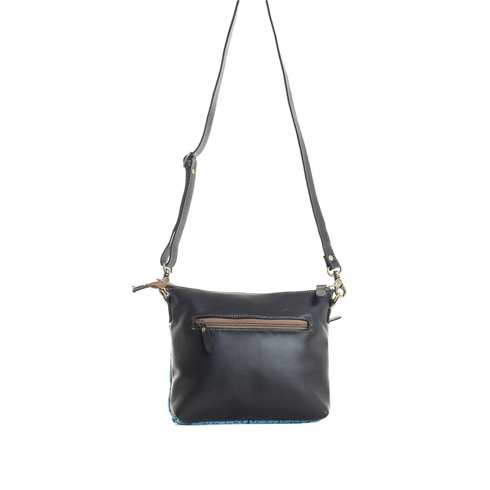 Fennington Leather Bag in Blue