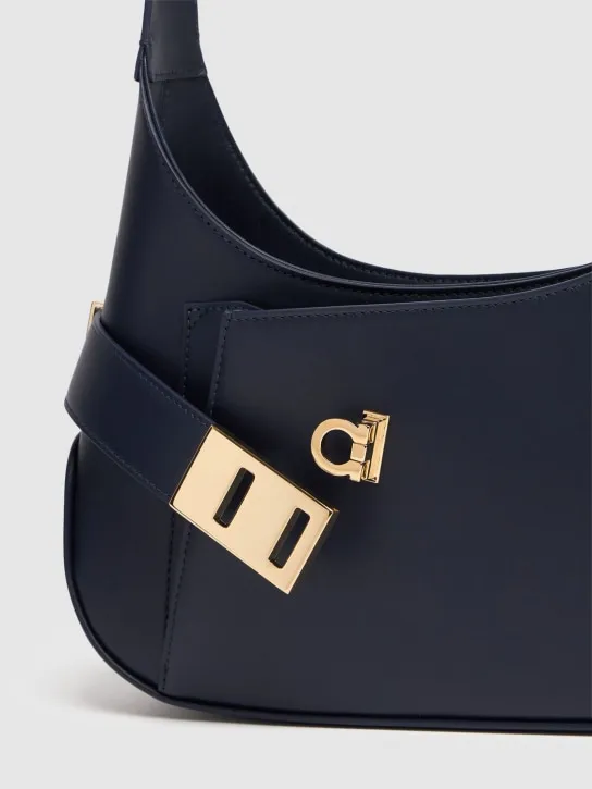 Ferragamo   Small Archive leather shoulder bag 