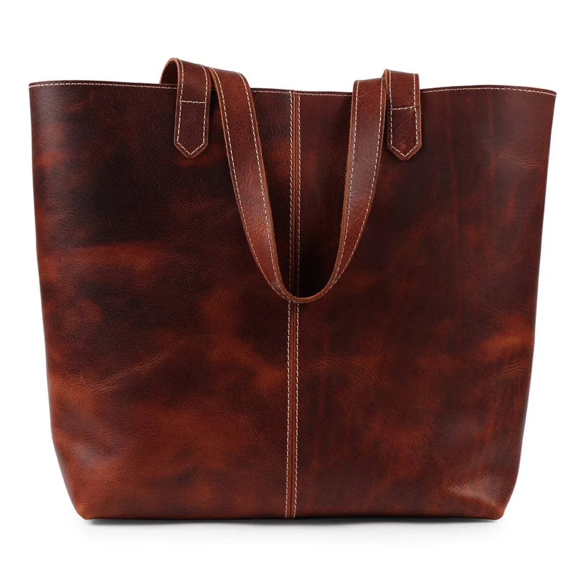 Genuine Vintage Leather Tote Bag