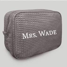 Grey Makeup Bag